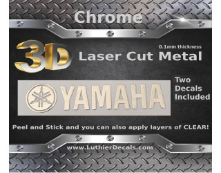 Yamaha Guitar Decal 3d laser Cut Metal M156